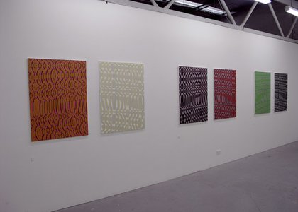 long formal colours on wall