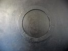 charcoal textured circle