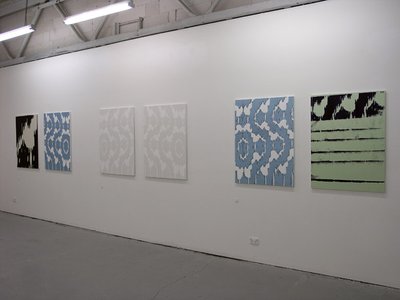 patterns are long, blue and green pastel