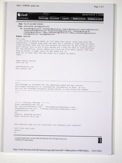 artwork as letter