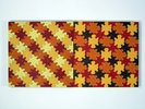 warm sunny patterns, intricate puzzle shapes