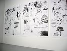 drawings of faces, spooky