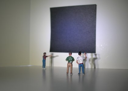 LH White cube Ode to Malevich ground level