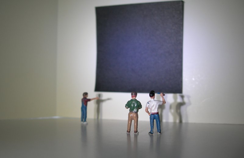LH White cube Ode to Malevich ground level