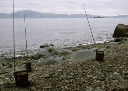 SallyAnnMcIntyre_Construction for Tide and Phyllonites, radio programme transmitted on the beach at Rangatira, Kapiti Island, June 2012