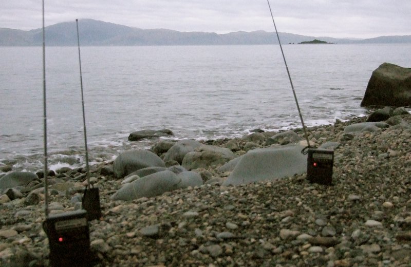 SallyAnnMcIntyre_Construction for Tide and Phyllonites, radio programme transmitted on the beach at Rangatira, Kapiti Island, June 2012