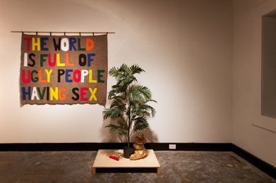 Sharp Hot Stink, Installation view #1, Photographer- Adrian Gebers.