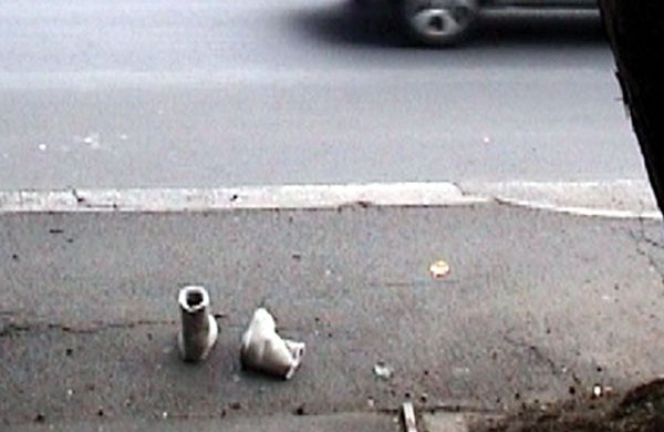 photo of items of road, movement of car